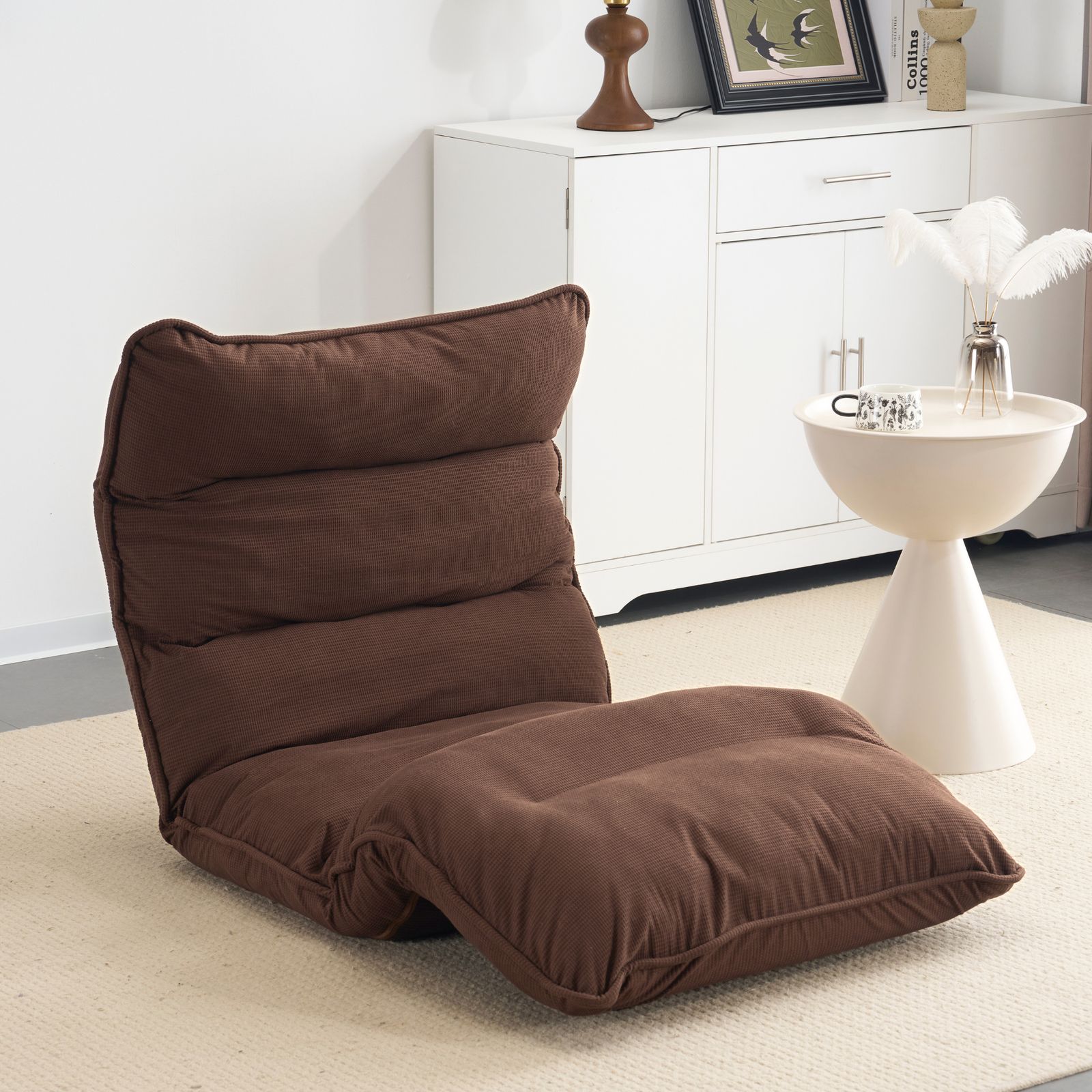 ソファーベッド 注文 1人掛け 幅75cm 18段階リクライニング 折りたたみ