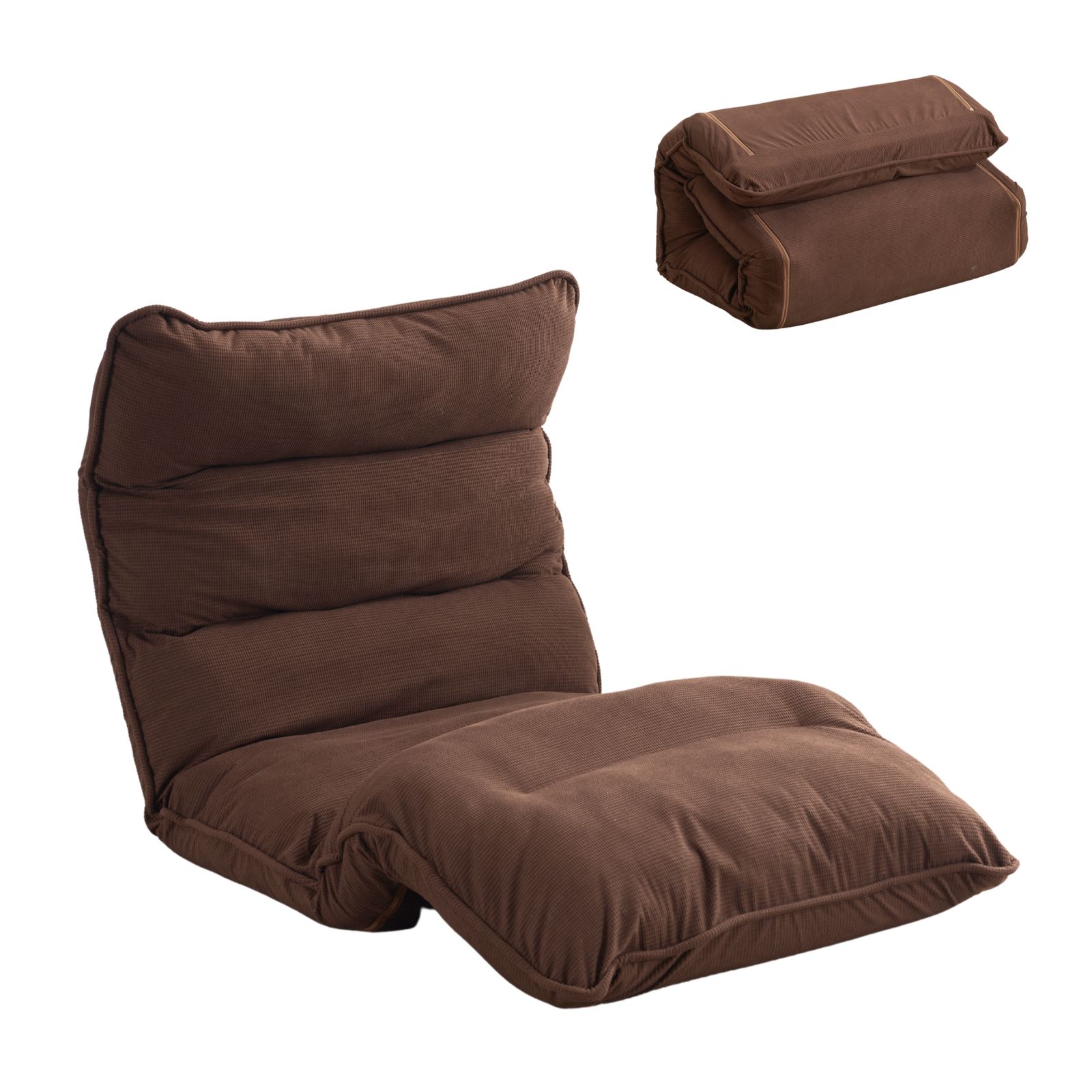 ソファーベッド 注文 1人掛け 幅75cm 18段階リクライニング 折りたたみ