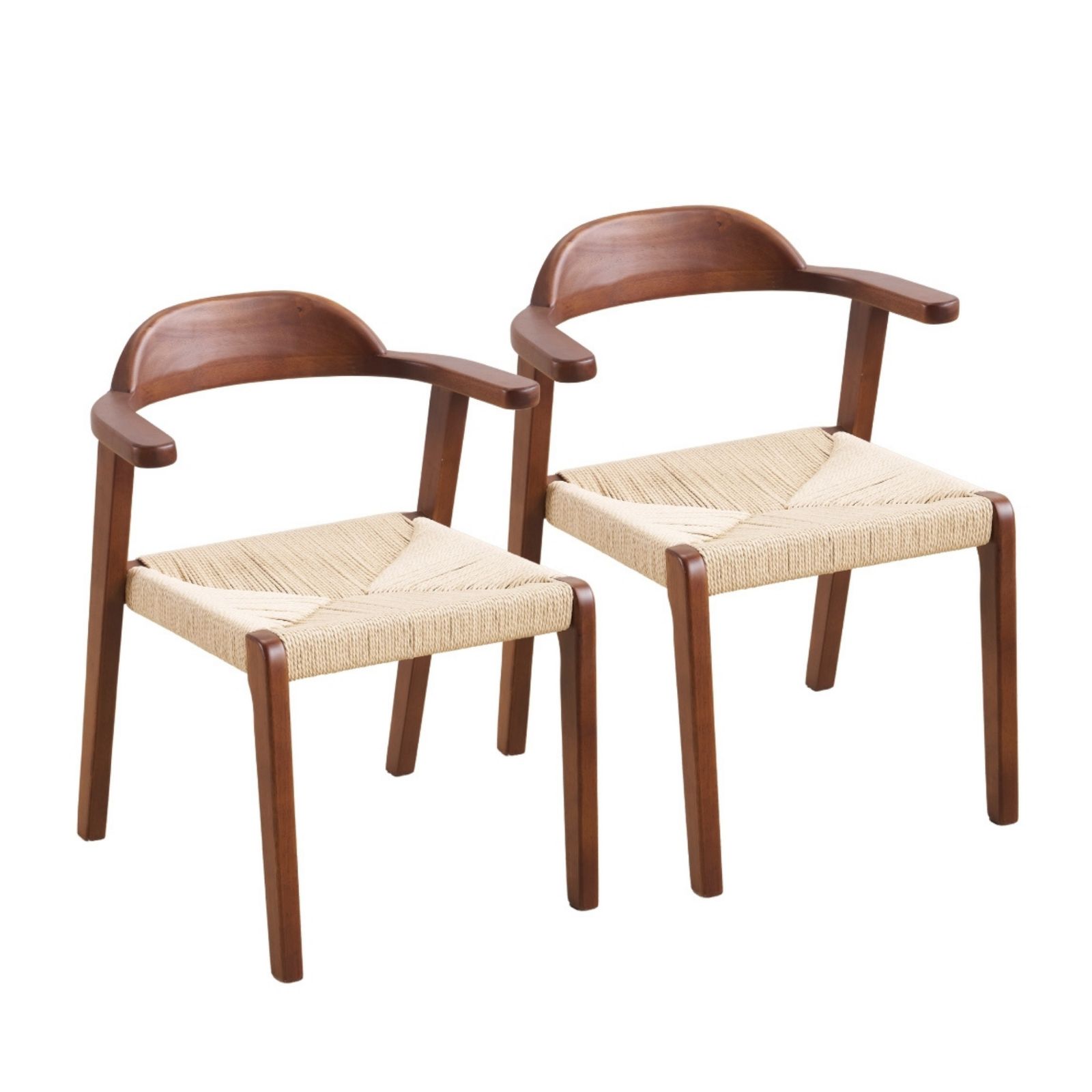 数量 2脚 ダイニングチェア 2脚セット お掃除ロボット対応 肘付き ウィンザーチェア 天然木無垢材 オーク ハーフアーム 椅子 木製おしゃれ 北欧 頑丈 イス 食卓椅子