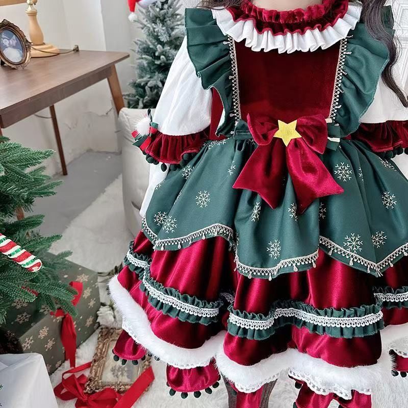 秋冬 ドレスケーキスカートロリータ魔法少女プリンセスドレス