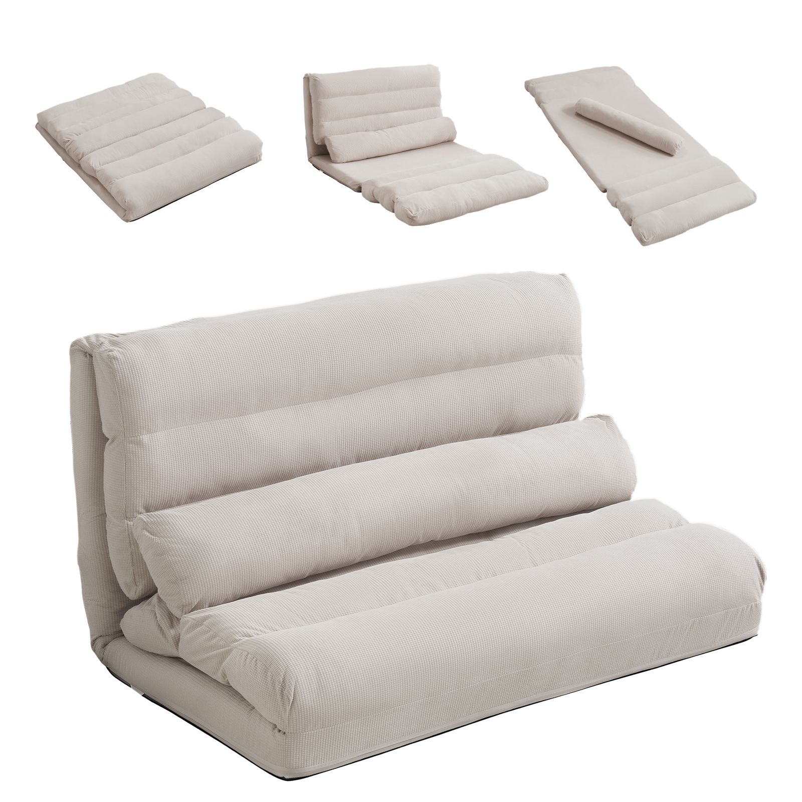 6段階リクライニング クッション付き