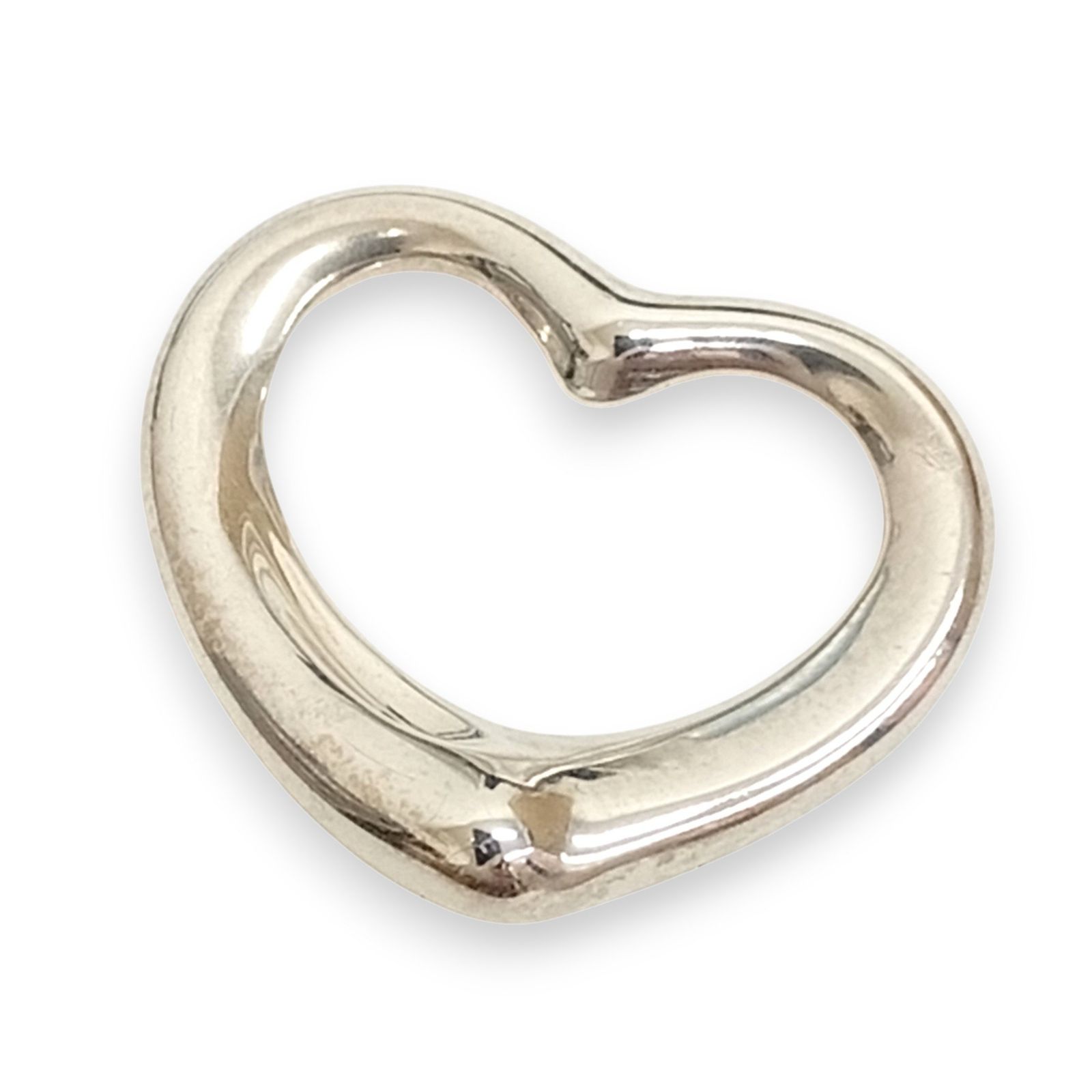 ティファニー TIFFANY-Co. シルバー925 オープンハート ミディアム ペンダントトップ 3.2 g JA-25665