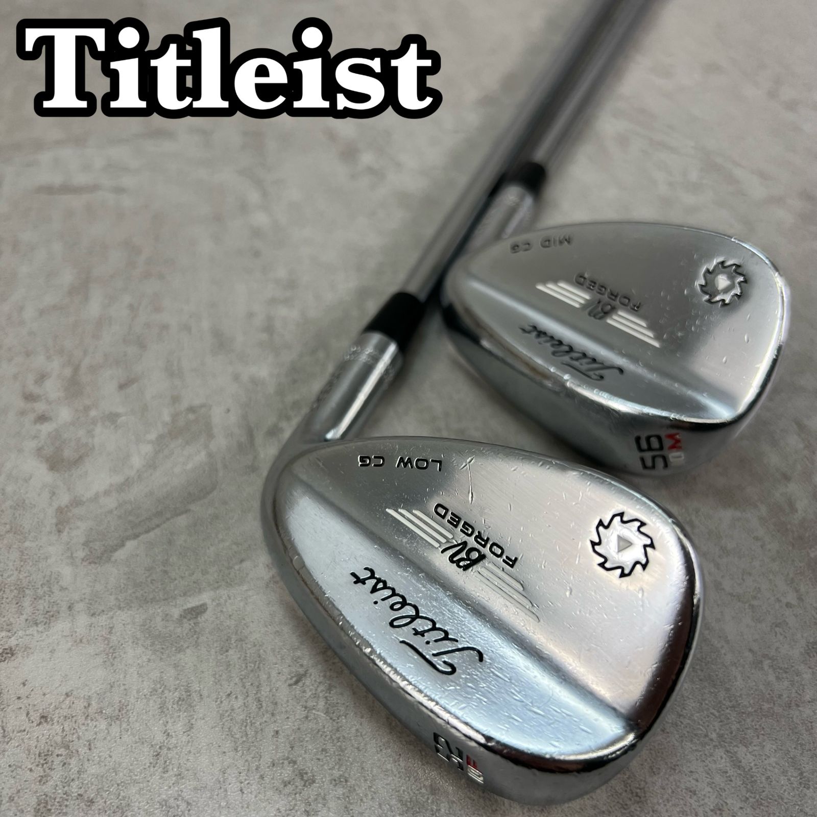 タイトリスト フォージド 2017年 メンズゴルフ ウェッジ2本セット S 200 右利き用 アプローチ サンド Titleist FORGED