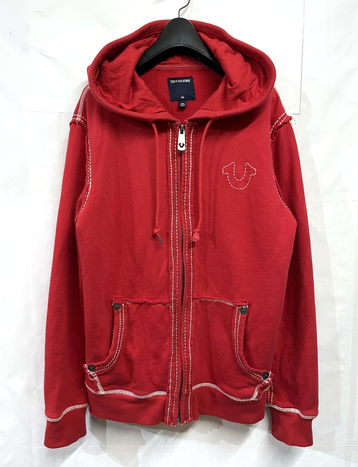 TRUE RELIGION｜トゥルーレリジョン 太ステッチ ジップ スウェット