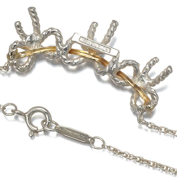 ティファニー ネックレス トリプル ツイスト リボン シルバー 925