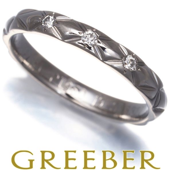 シャネル リング ダイヤ ダイヤモンド 3P マトラッセ スモール 46号