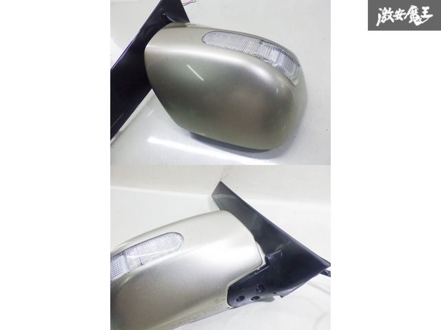 動作OK！】トヨタ純正 MNH15W アルファード ドアミラー サイドミラー