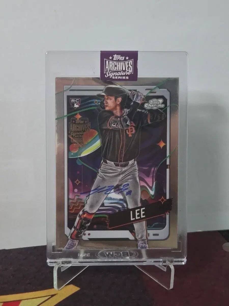 李政厚 イ ジョンフ Topps chrome Archives Rc オート 60