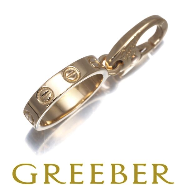 カルティエ ラブペンダントトップ チャーム K 18 YG 181309