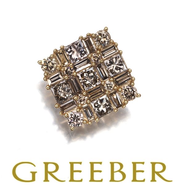 GSTV ペンダントトップ ダイヤ ダイヤモンド 0 80 ct プリンセス バゲット 3種カット K 18 YG 181705