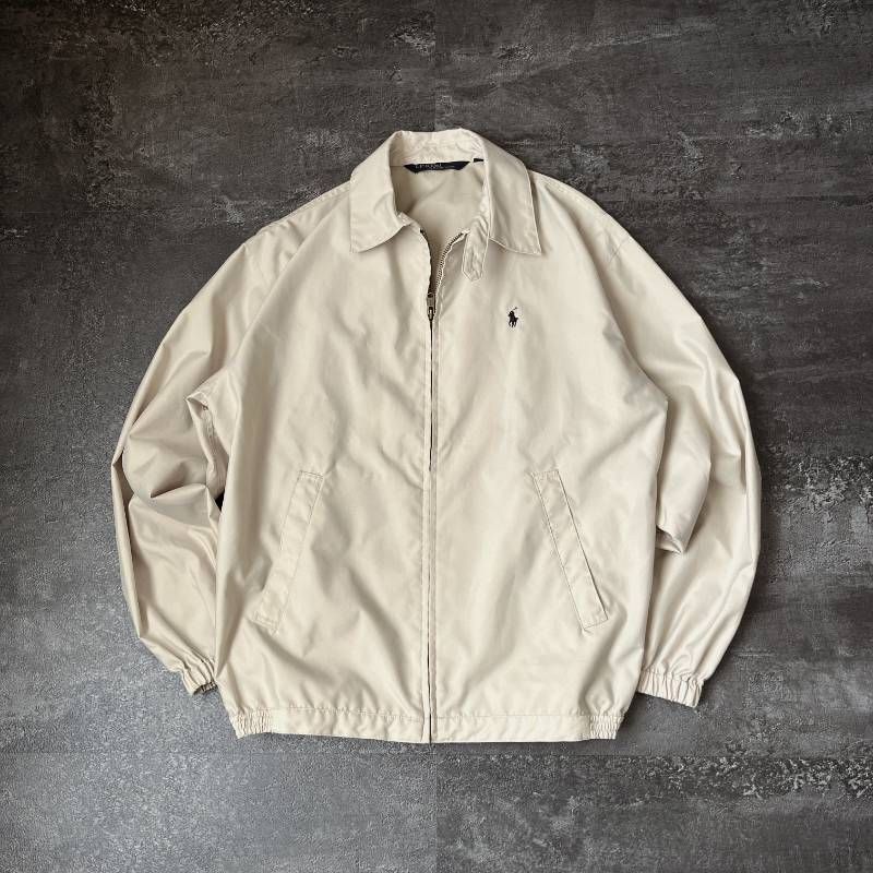 POLO by Ralph Lauren Swing Top Jacket Men's M Light Beige ポロ