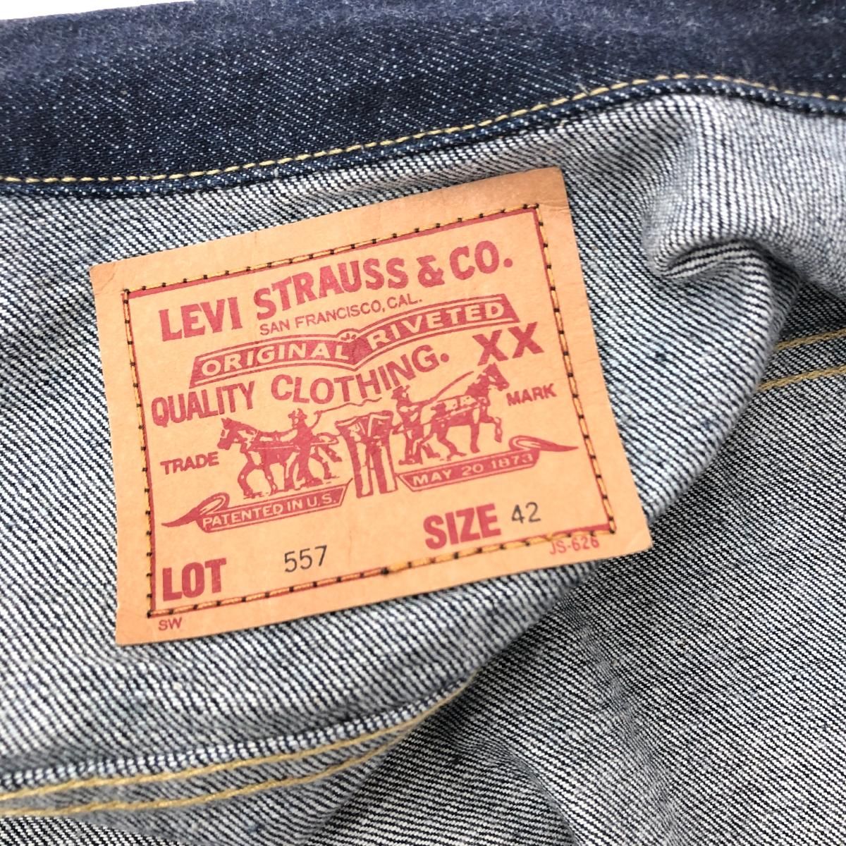 LEVI`S リーバイス デニムジャケット サイズ:42 3rd/トラッカー/復刻