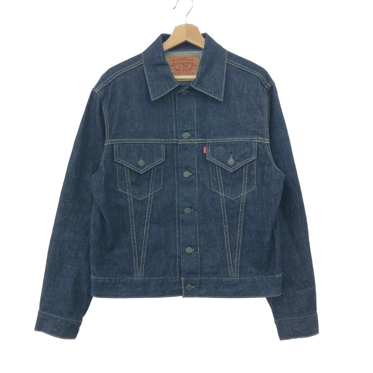 ジャケット・アウター LEVI'S 71557 42 90s LVC LEVIS 71557 3rd Big E denim jacket Reproduction Size: 36
