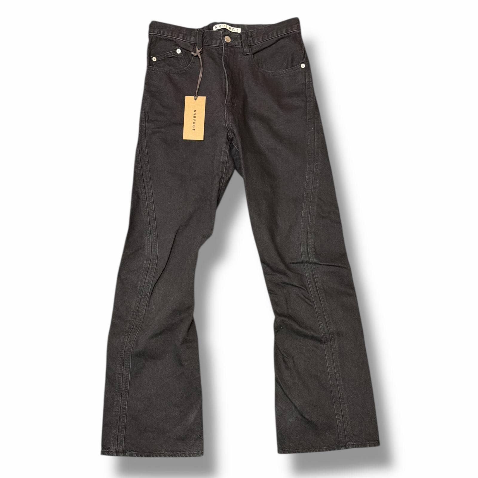 参考上代30,800円 NVRFRGT 3D TWISTED JEANS 3Dツイストジーンズ 