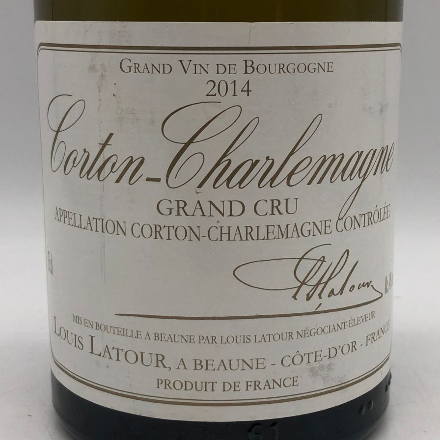 ルイ ラトゥール コルトン シャルルマーニュ グラン クリュ 2014【M4