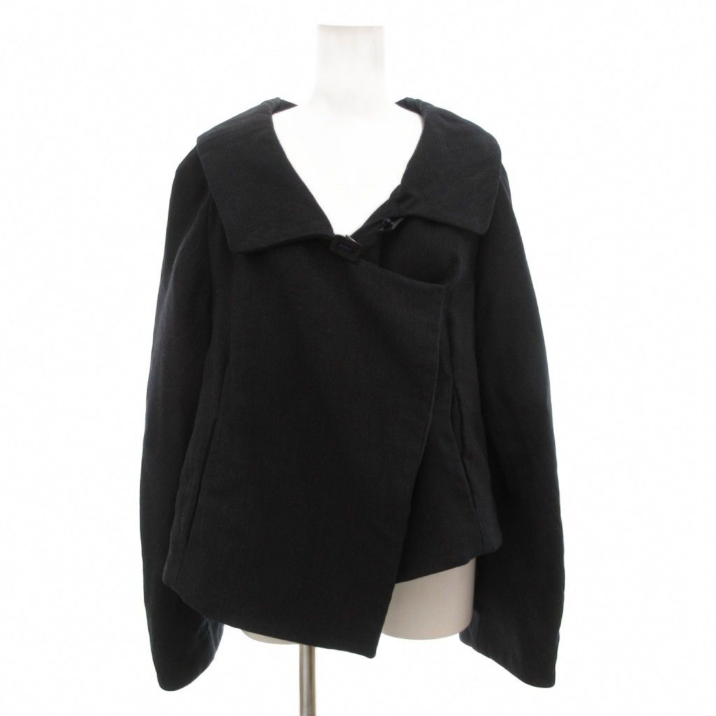 マルニ MARNI ジャケット ウール ショート丈 38 S 紺 ネイビー /AE