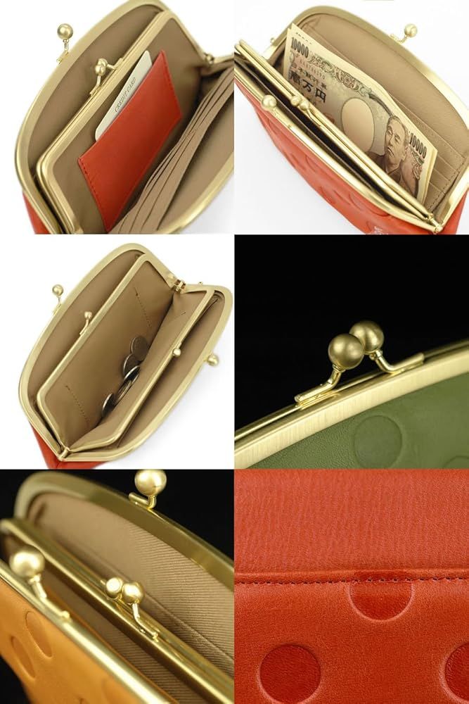  ズッケロ フィラート zucchero filato ズッケロフィラート ガマ口長財布 Klara 55214 レディース オレンジ 財布 キッズファッション小物