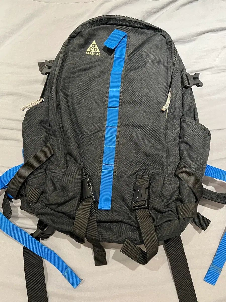 ナイキ ACG Karst 40 バックパック ブラック ブルー