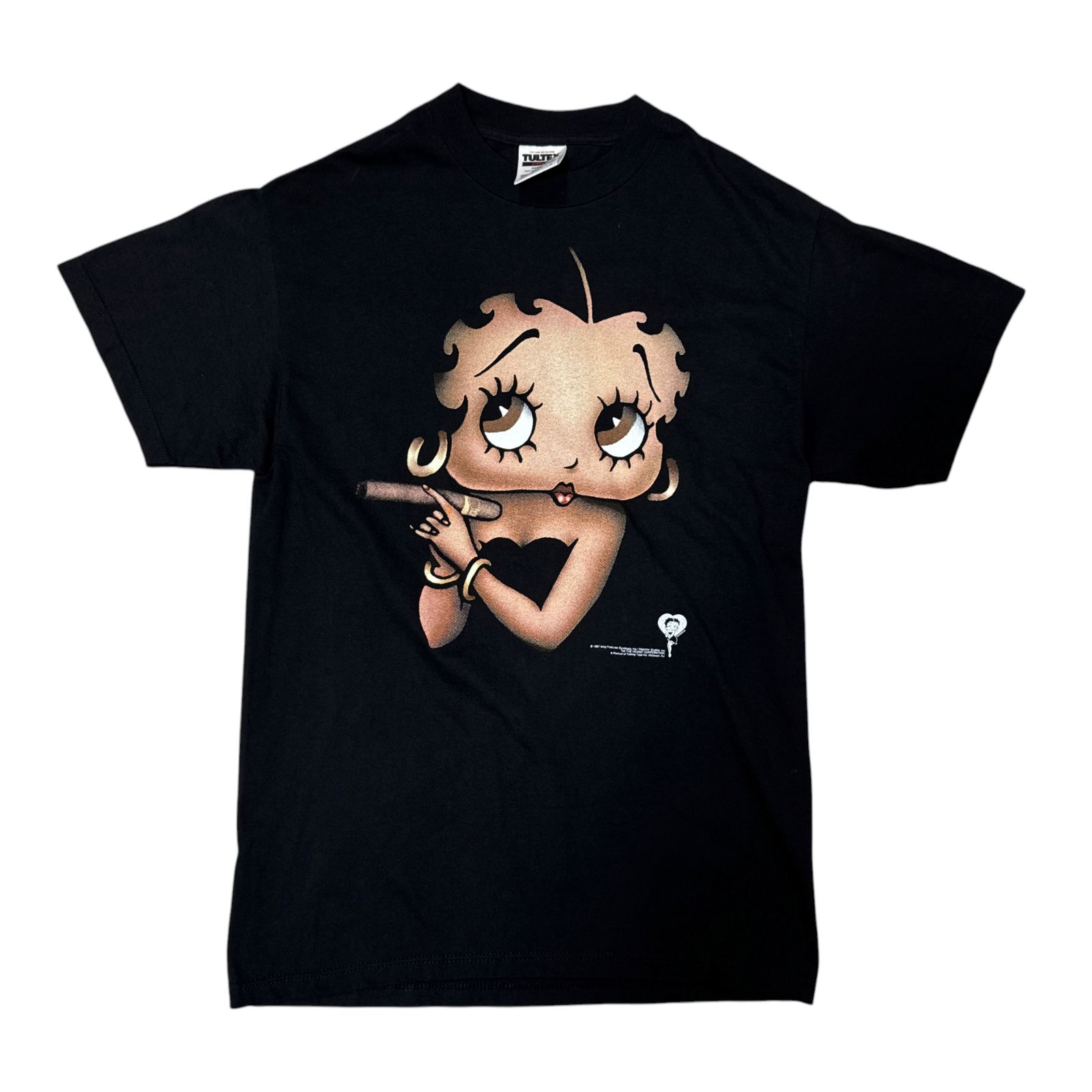 90s Betty Boop ジェームスボンド 007 ピンナップ プリント Tシャツ M