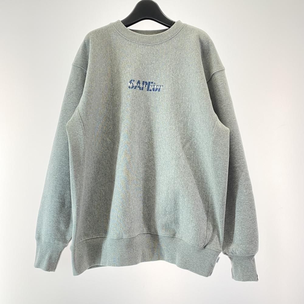 中古】SAPEur 浜田雅功 裏起毛トレーナー サイズL グレー サプール[17