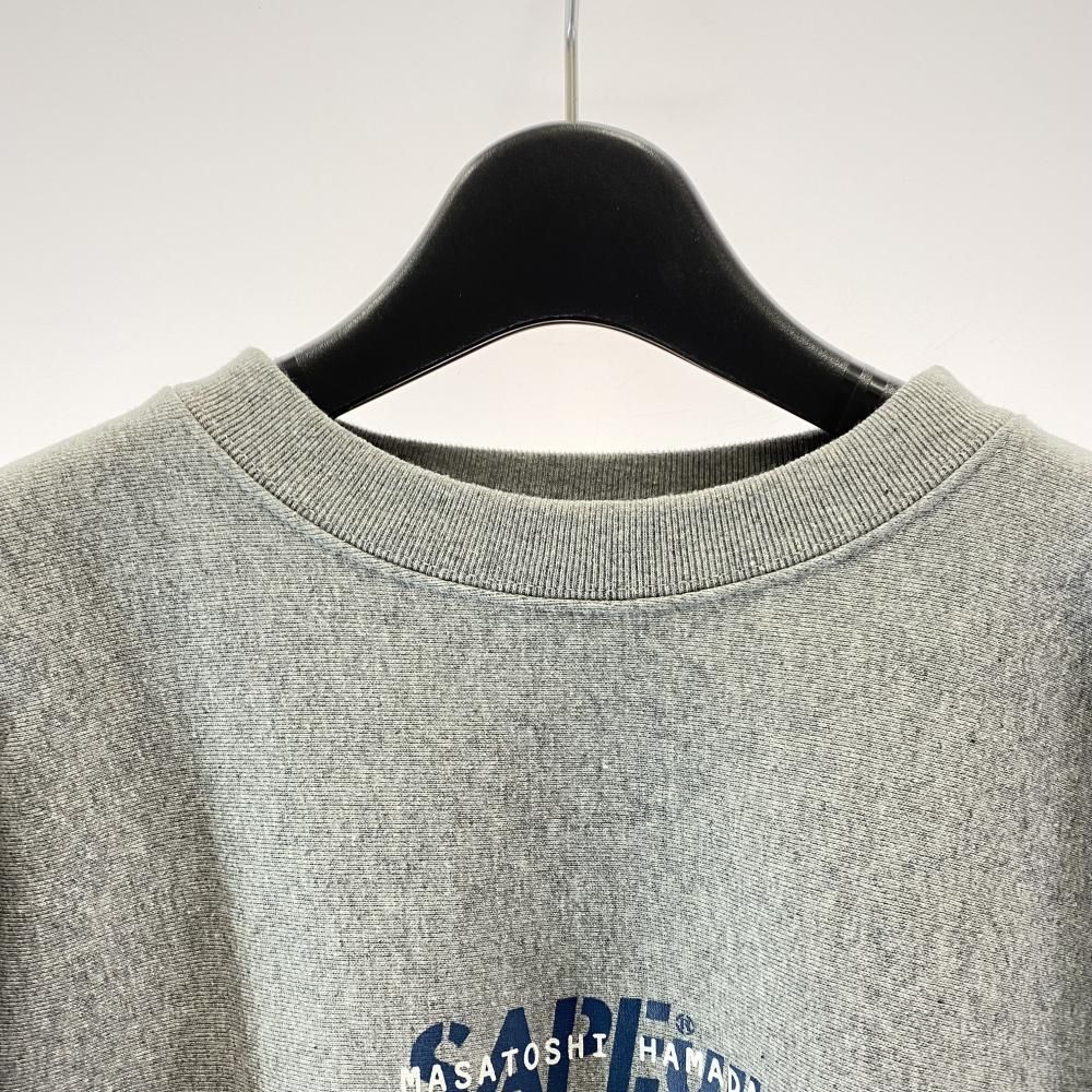 中古】SAPEur 浜田雅功 裏起毛トレーナー サイズL グレー サプール[17