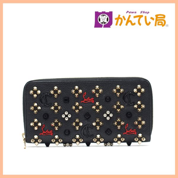 Christian Louboutin クリスチャンルブタン パネトーネ ラウンド長財布