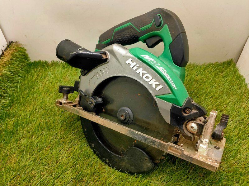 HiKOKI ハイコーキ コードレス丸のこ 36 V マルチボルト 充電式 蓄電池 充電器 刃径165 mm グリーン 本体のみ C 3606 DA NN