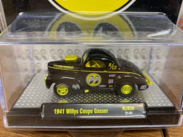 1/64サイズ ミニカー ムーンアイズ 1941 ウィリス クーペ チェイスカー