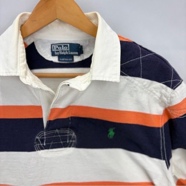 90年代 POLO BY RALPH LAUREN CUSTOM FITラガーシャツ ボーダー サイズ