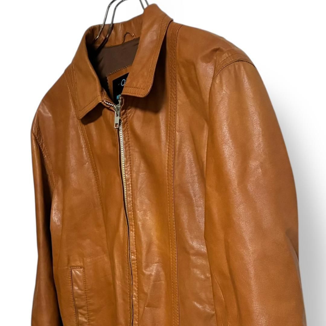 希少】OLYMPIC LEATHER WEAR 牛革 レザー ジャケット メンズ