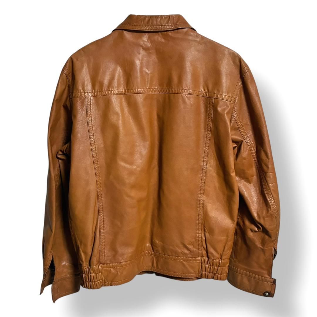 希少】OLYMPIC LEATHER WEAR 牛革 レザー ジャケット メンズ
