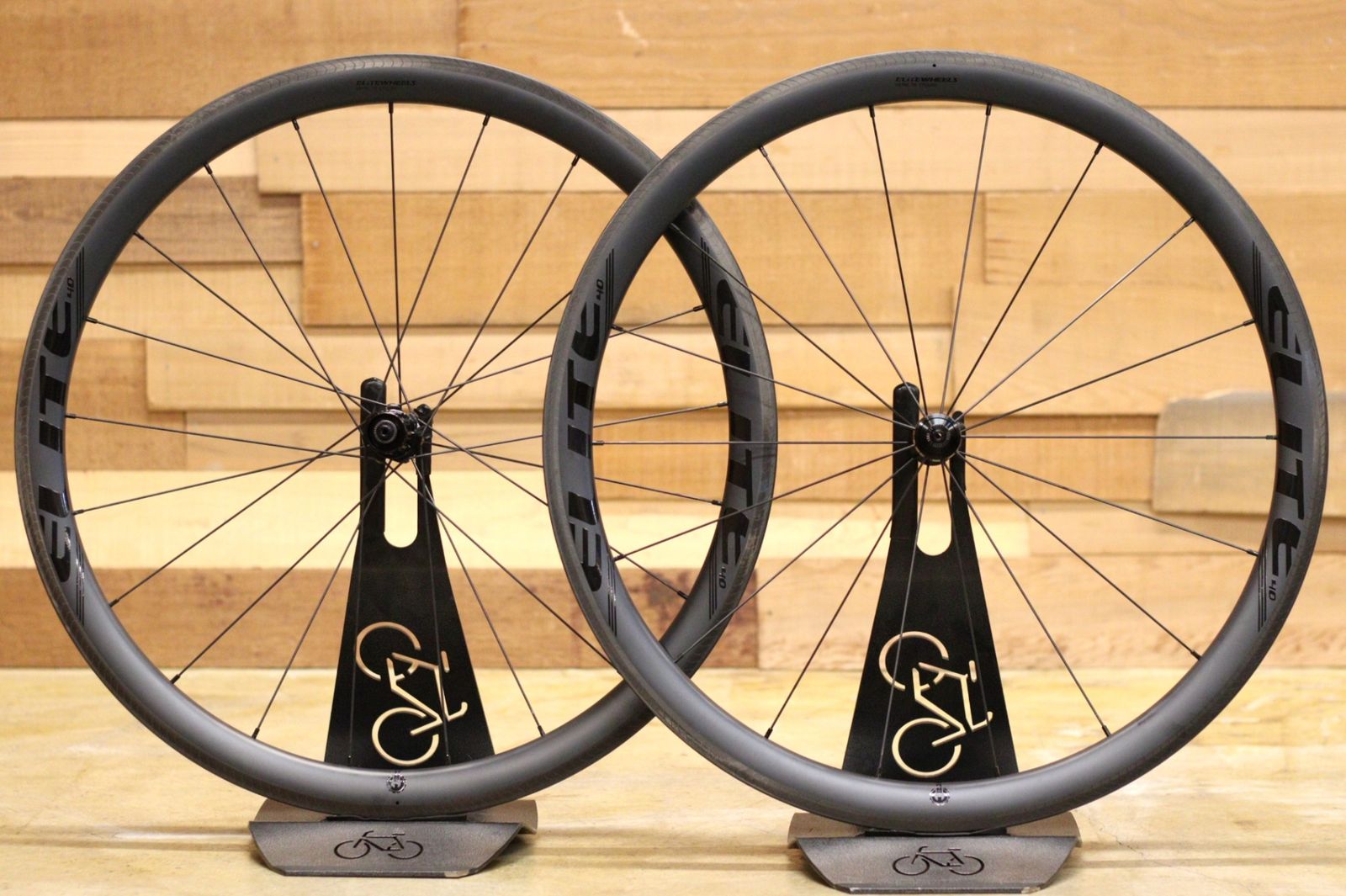 エリートホイールズ エッジ EDGE 40 RIM カーボン チューブレスレディ ホイールセット シマノ12 S 11