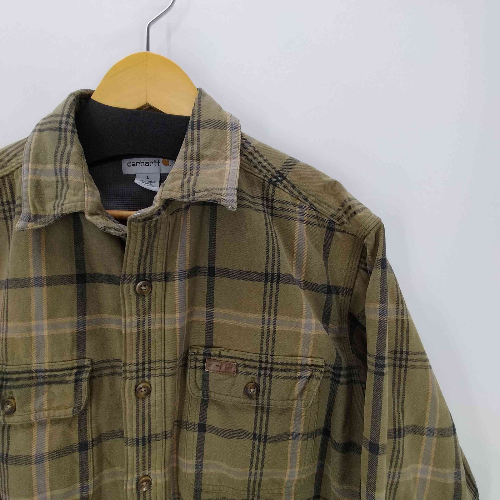 カーハート Carhartt 00S 裏地サーマル ワッフル フラップポケット L/S