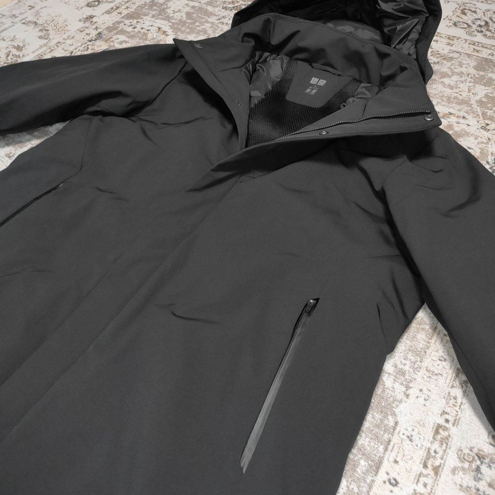 ユニクロ UNIQLO M ハイブリッドダウンコート 2025年モデル ブラック M 