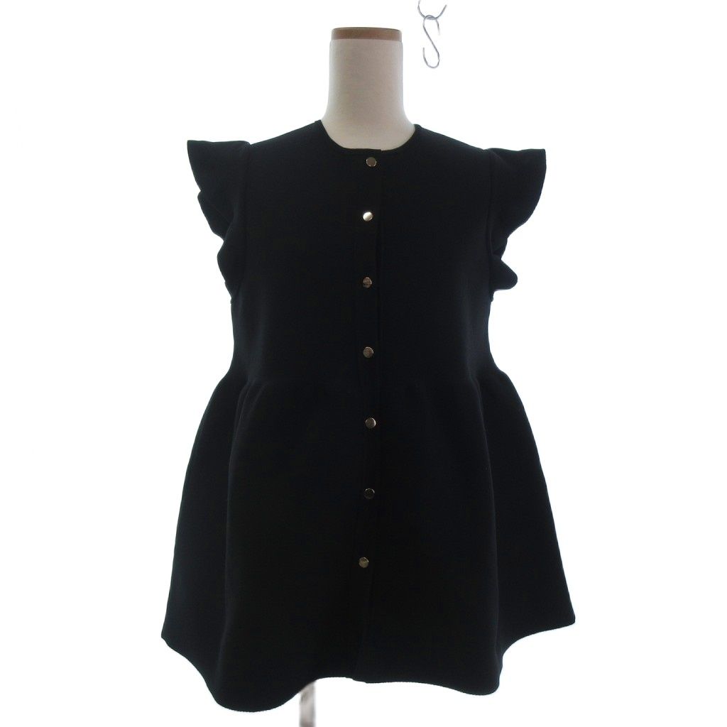 ユナイテッドアローズ UNITED ARROWS 美品 ペプラム ニットベスト 1518