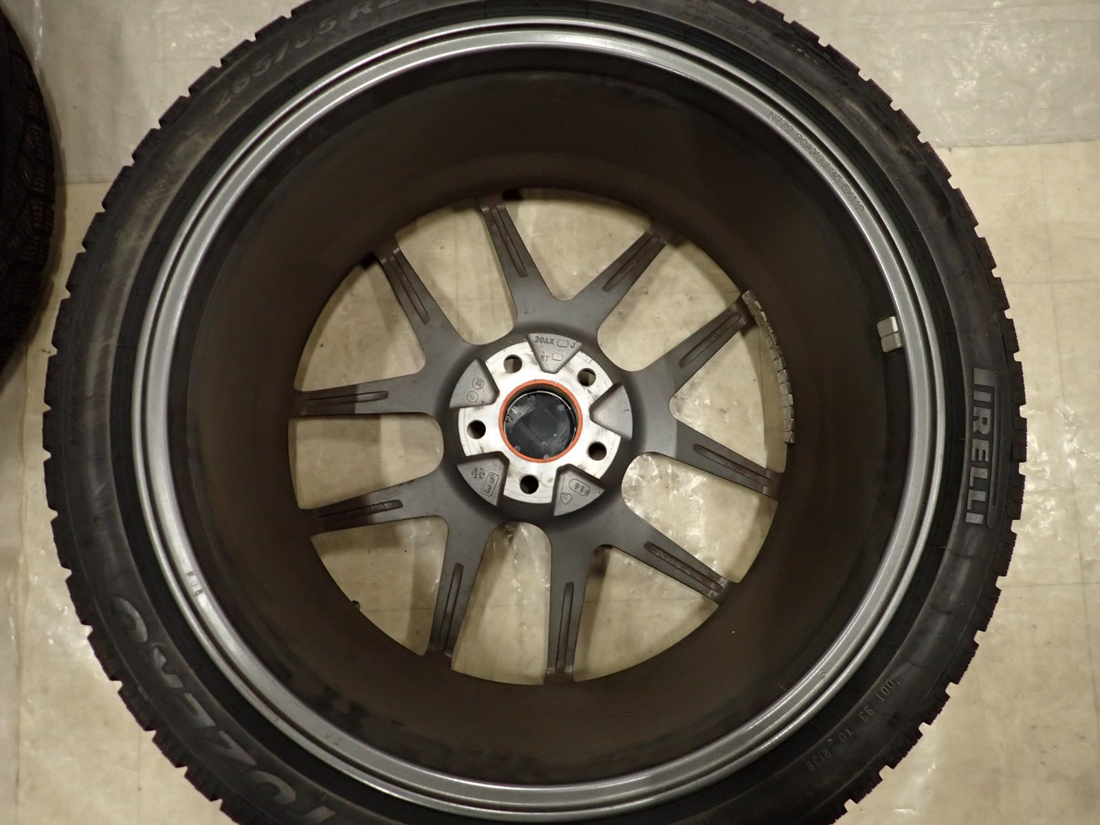  冬4本 会社宛 265 35 R 20 9 J 99 V 295 30 10 97 ピレリ 2016年製 TSW GENEVA RF アルミ ベンツ Sクラス NO F 9672 20インチ タイヤ ホイールセット