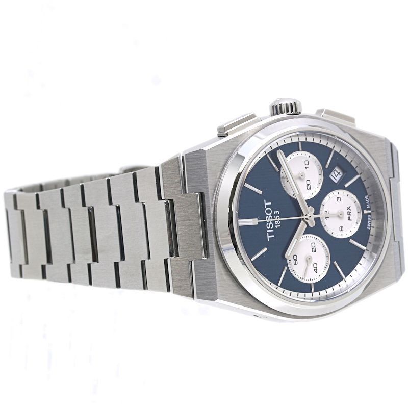  TISSOT ティソ PRX ピーアールエックス オートマティック クロノグラフ T137 427 11 041 00 腕時計 メンズ ステンレススチール 40193 男性向け 自動巻き時計 腕時計(アナログ)