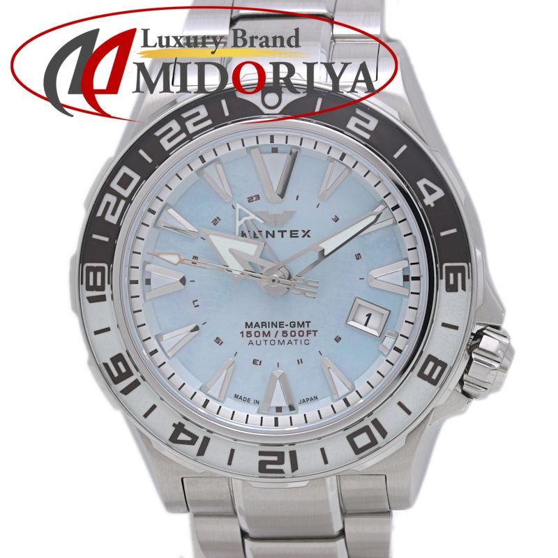 Kentex ケンテックス マリン MARINE GMT アイスブルー 99本 S 820 X 12 腕時計 メンズ 40195