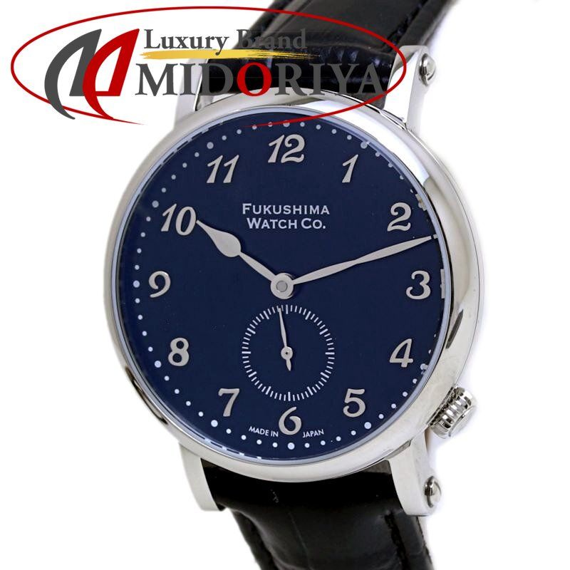 Watch Co Odaka Seaweed black オダカ シーウィードブラック F 001 01 腕時計 メンズ ステンレススチールx牛革 40197