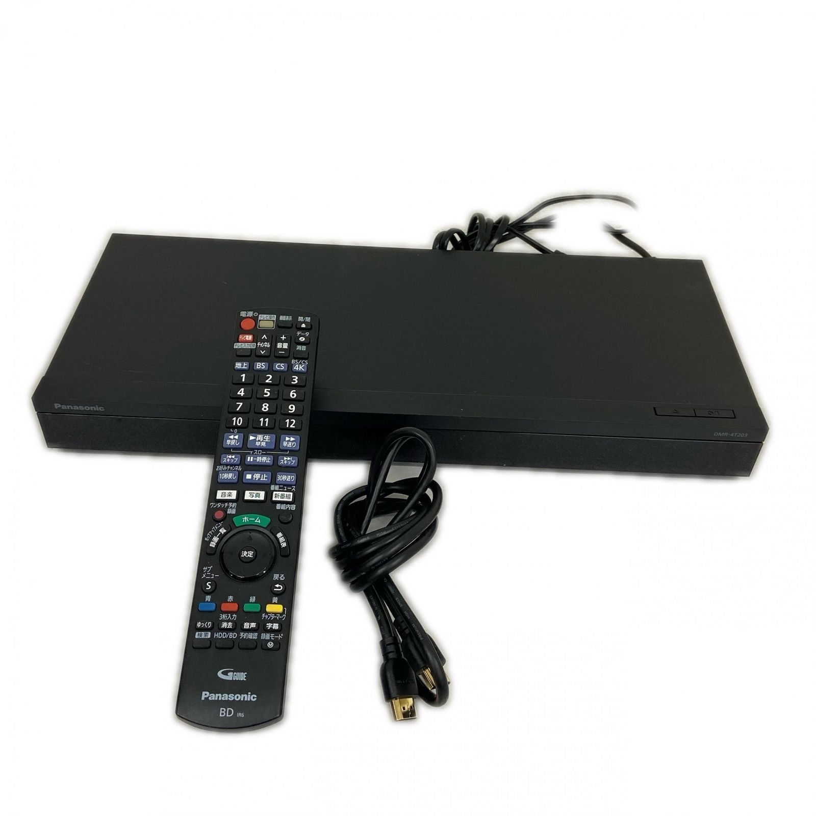 Panasonic パナソニック ブルーレイディスク レコーダー DMR 4 T 203 ブラック 通⚪︎