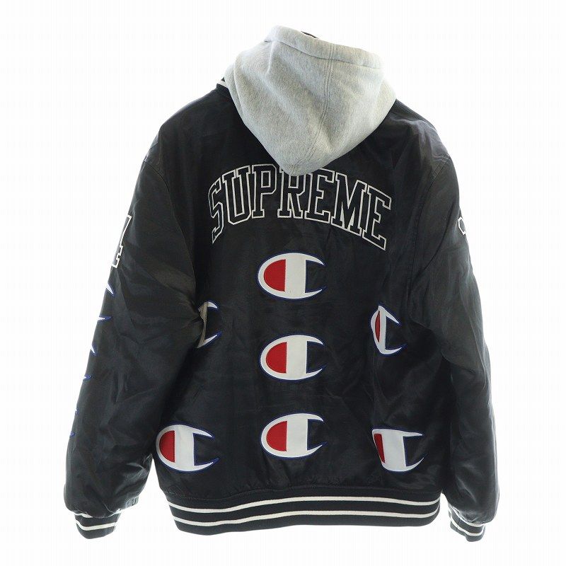 シュプリーム SUPREME チャンピオン Champion 18AW Hooded Satin 