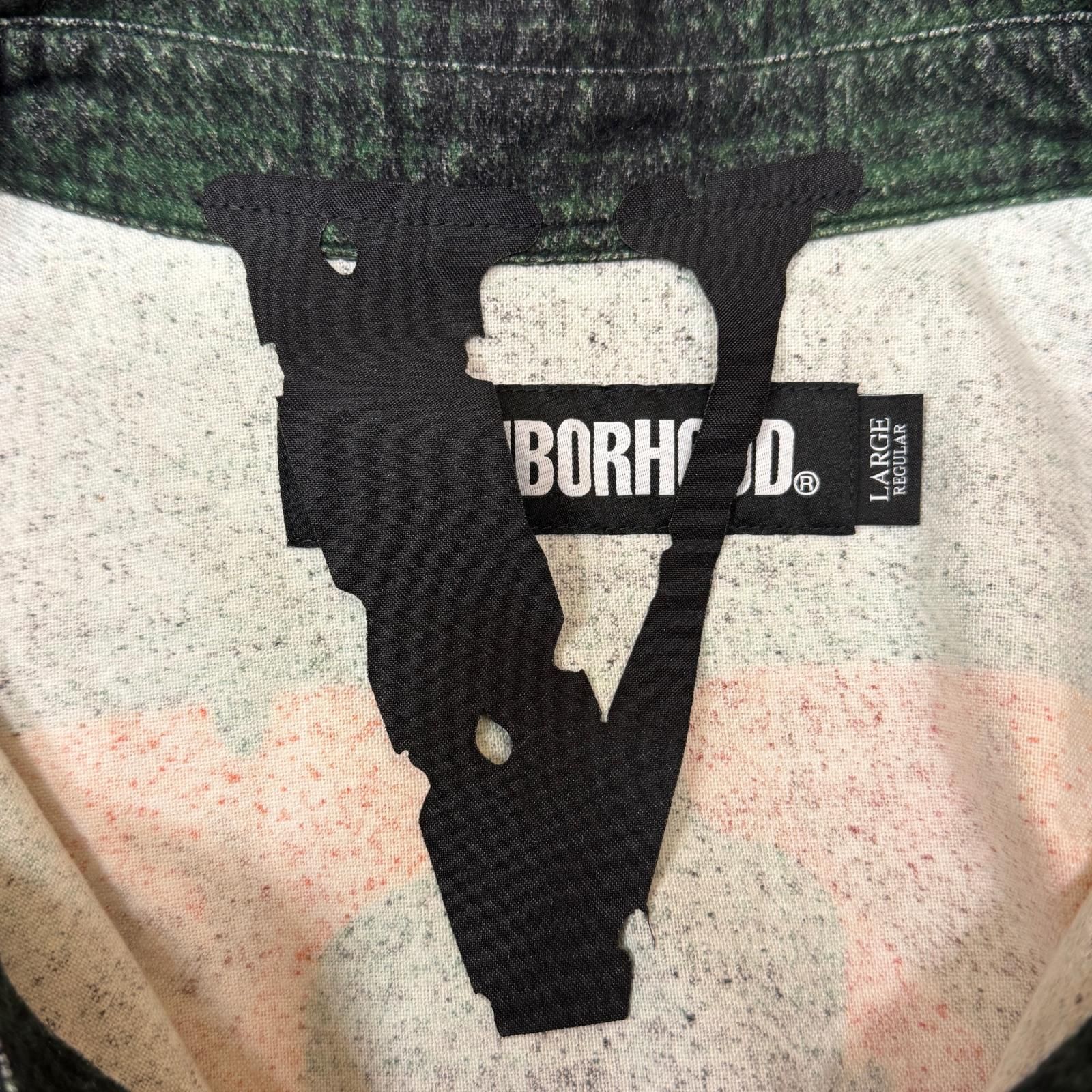 NEIGHBORHOOD × VLONE 19SS NHVL.LUMBERS/C-SHIRT.LS ネルシャツ 