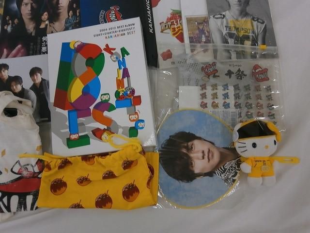 中古品 関ジャニ∞ SUPER EIGHT 錦戸亮 ツアーグッズ 他 うちわ ペン