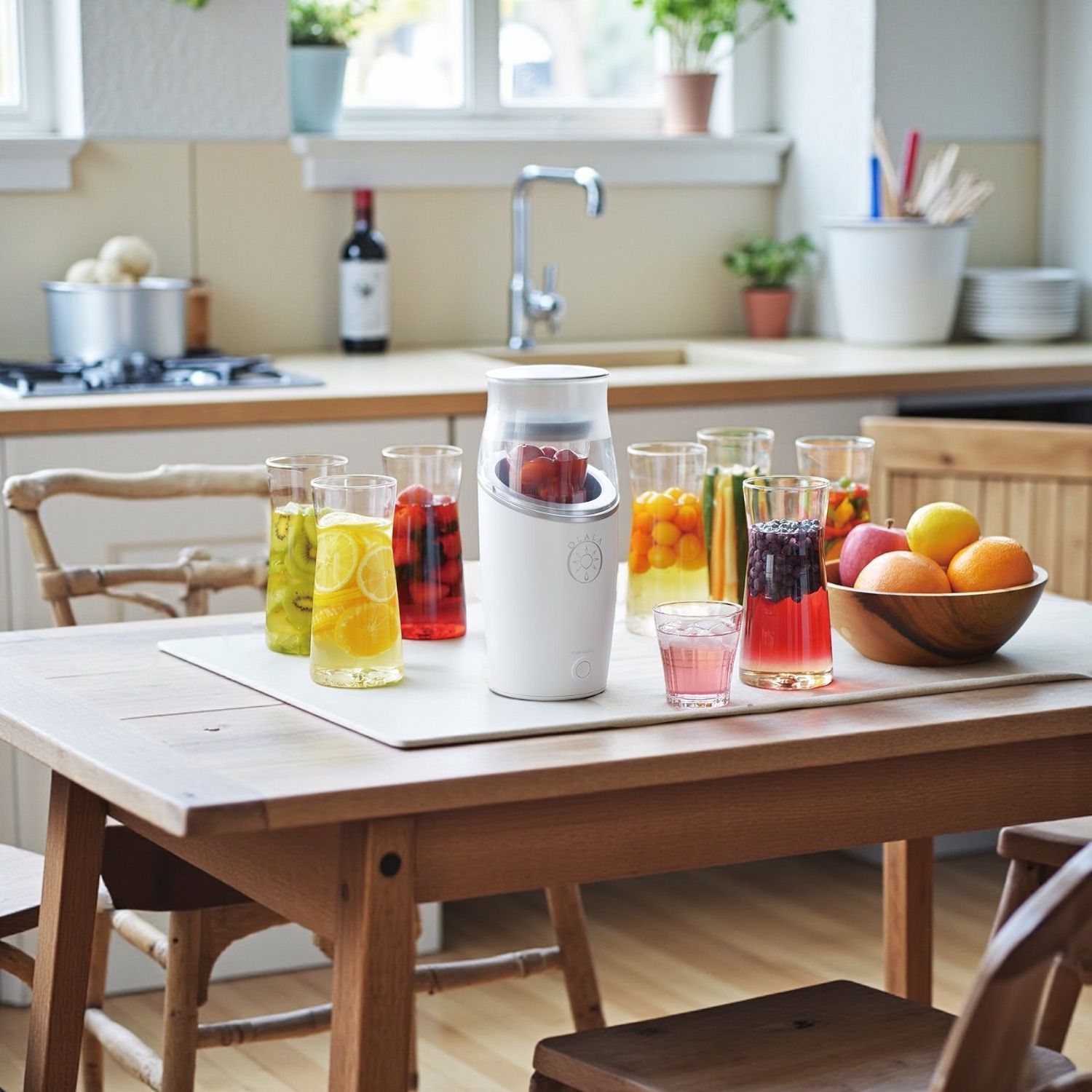 ツインバード OLALA フルーツビネガーメーカー ホワイト EH-4686W