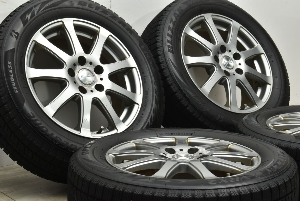スタッドレス エクシーダー 16 in 6 5 J 38 PCD 114 3 ブリヂストン ブリザック VRX 2 205 60 R ノア ヴォクシー ステップワゴン セレナ