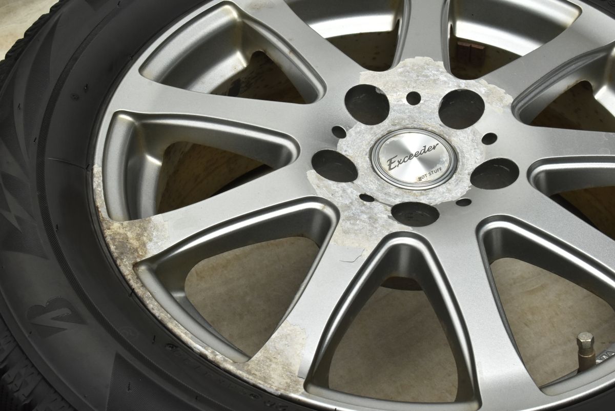  スタッドレス エクシーダー 16 in 6 5 J 38 PCD 114 3 ブリヂストン ブリザック VRX 2 205 60 R ノア ヴォクシー ステップワゴン セレナ 16インチ タイヤ ホイールセット