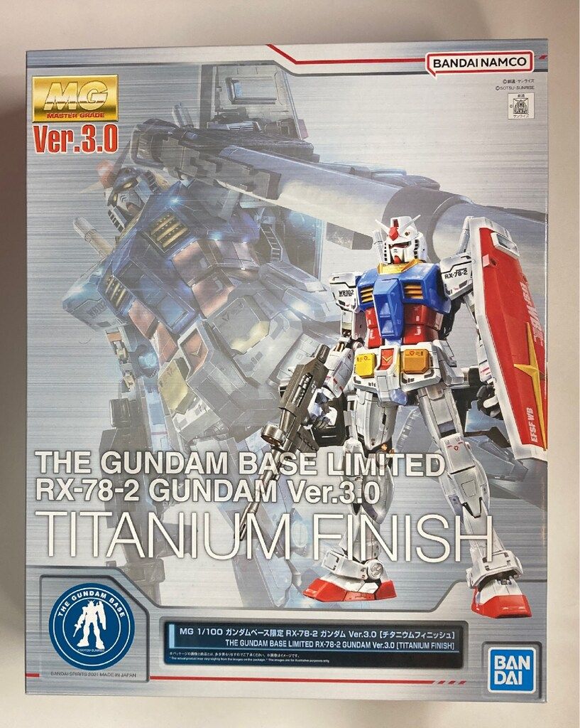 バンダイスピリッツ MG 1 100 機動戦士ガンダム ガンダムver 3 0 チタニウムフィニッシュ