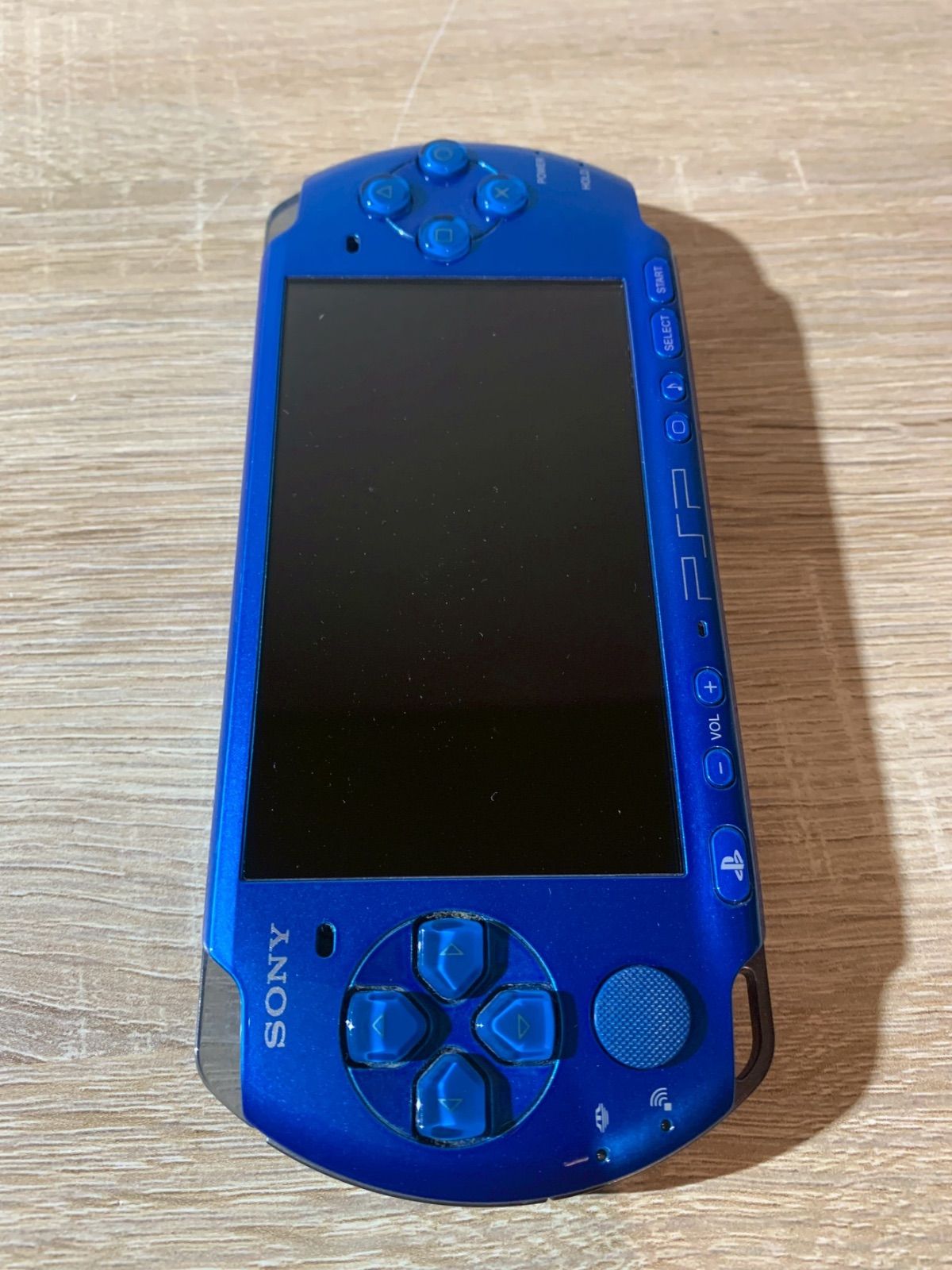 6858 PlayStation ポータブル PSP 3000 バイブラントブルー ジャンク品