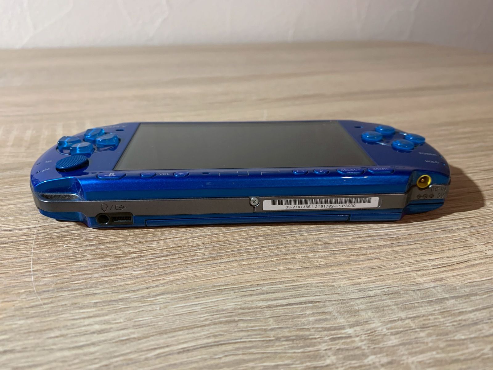 6858 PlayStation ポータブル PSP 3000 バイブラントブルー ジャンク品