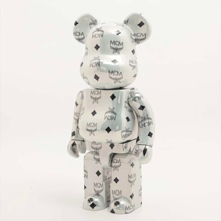 未使用 ベアブリック フィギュア プラスチック BE@RBRICK MCM WHITE